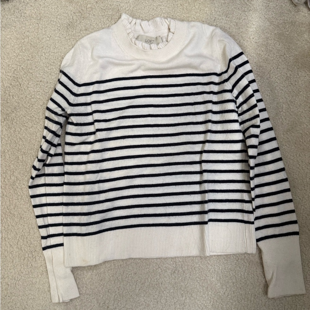 LOFT Striped Sweater